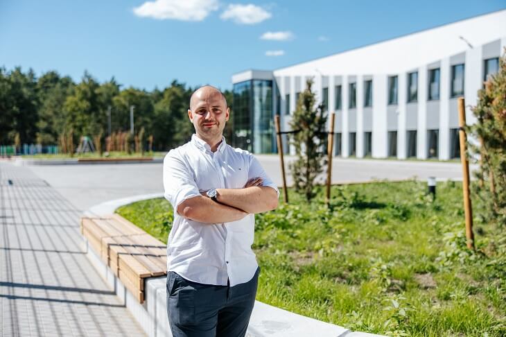 Dawid Jastrzębski, Kierownik Projektu, Generalny Wykonawca – Balzola Polska. Fot. Balzola Polska